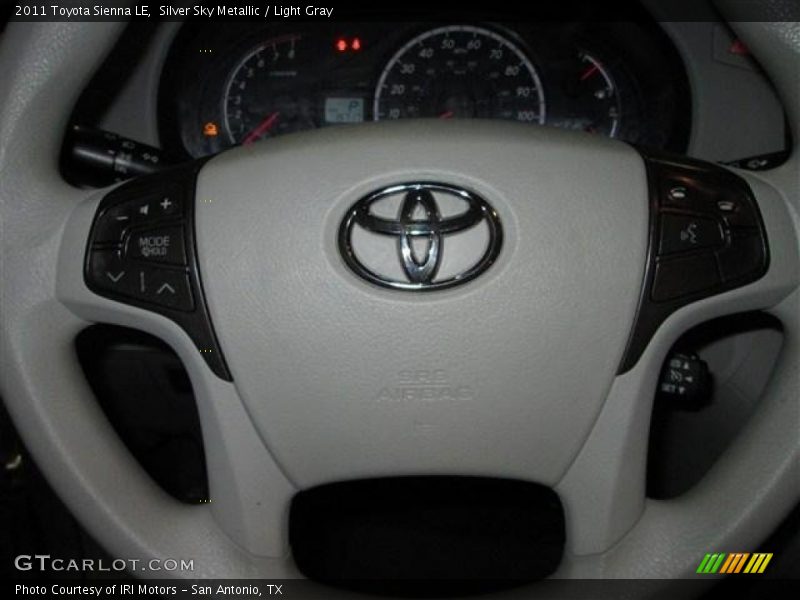 Silver Sky Metallic / Light Gray 2011 Toyota Sienna LE