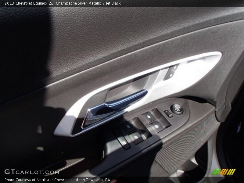 Champagne Silver Metallic / Jet Black 2013 Chevrolet Equinox LS