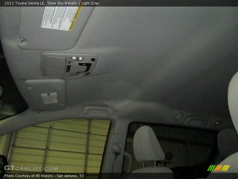 Silver Sky Metallic / Light Gray 2011 Toyota Sienna LE