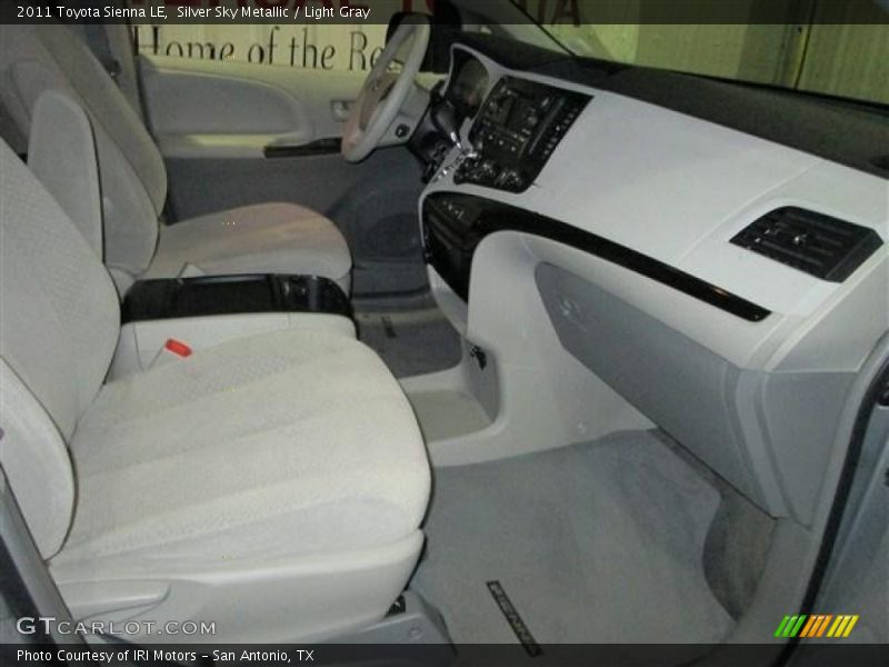 Silver Sky Metallic / Light Gray 2011 Toyota Sienna LE