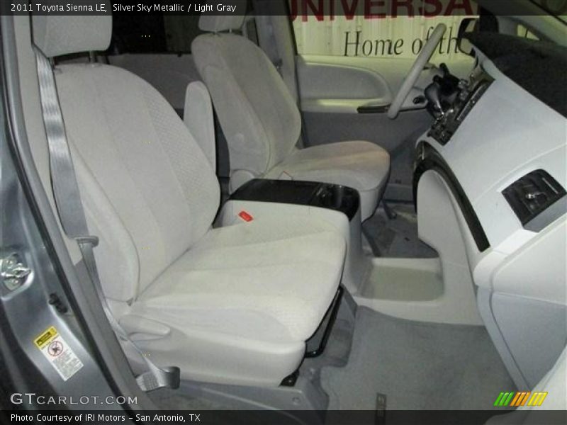 Silver Sky Metallic / Light Gray 2011 Toyota Sienna LE