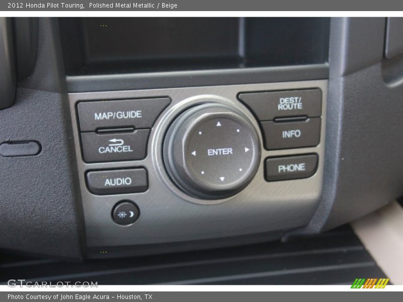 Polished Metal Metallic / Beige 2012 Honda Pilot Touring