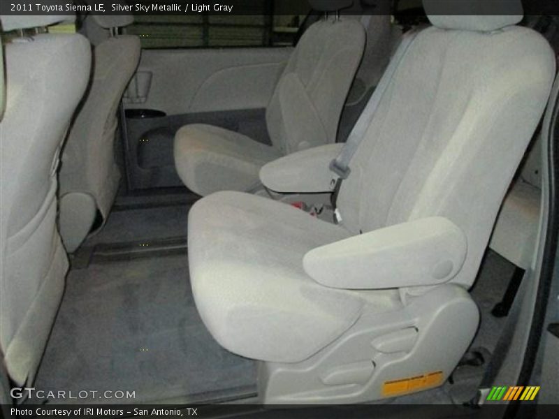 Silver Sky Metallic / Light Gray 2011 Toyota Sienna LE