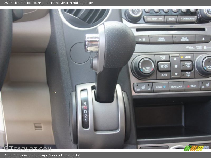 Polished Metal Metallic / Beige 2012 Honda Pilot Touring