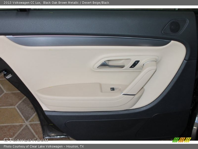 Black Oak Brown Metallic / Desert Beige/Black 2013 Volkswagen CC Lux