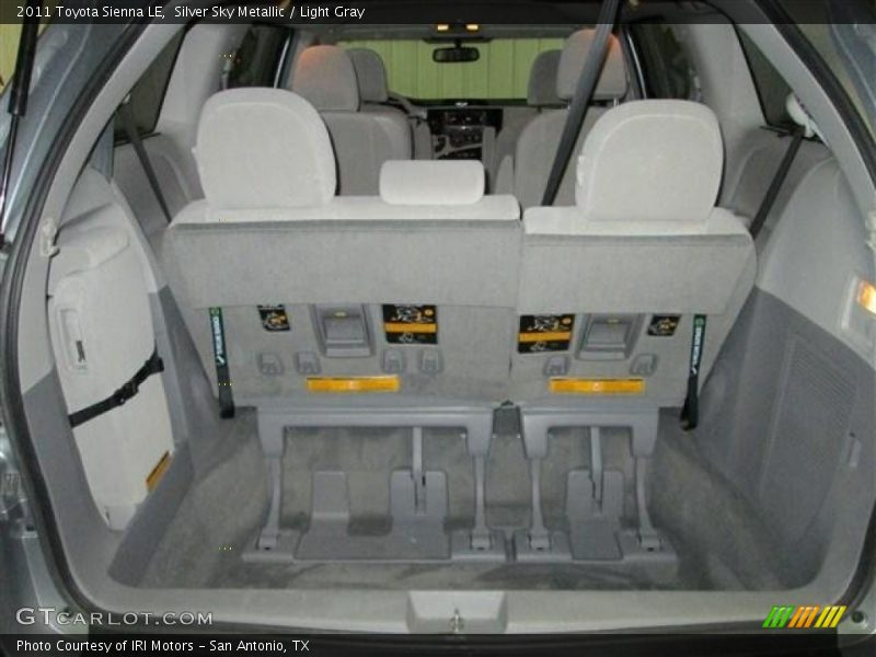 Silver Sky Metallic / Light Gray 2011 Toyota Sienna LE