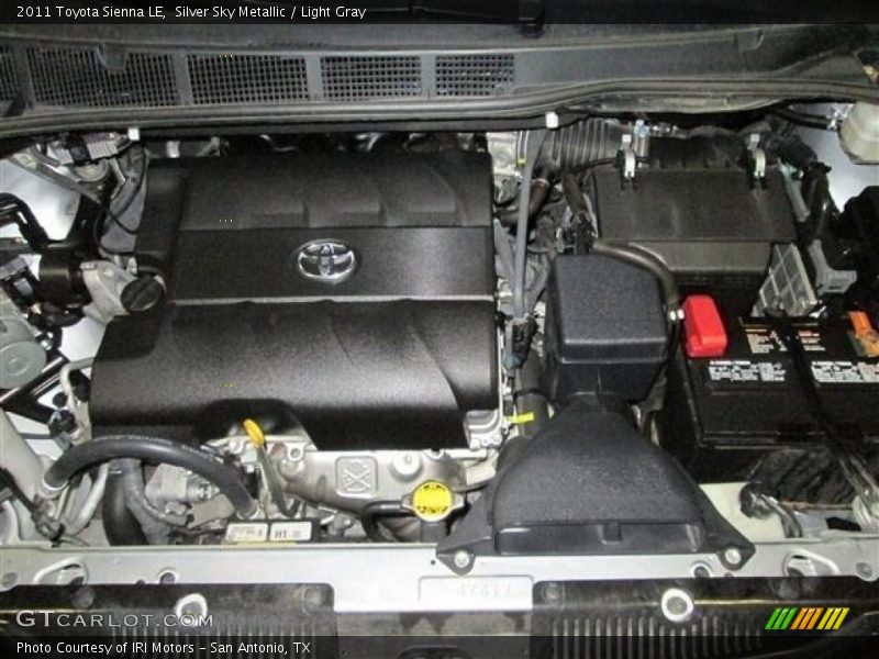 Silver Sky Metallic / Light Gray 2011 Toyota Sienna LE