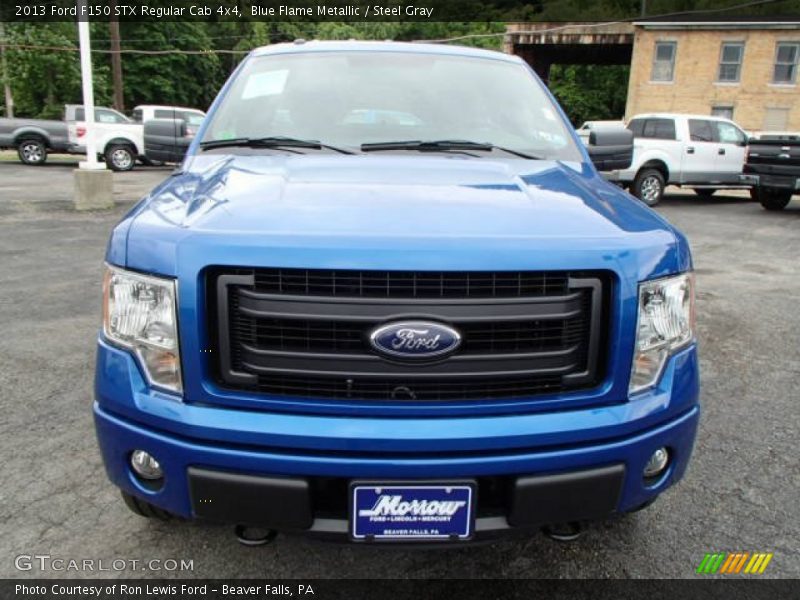 Blue Flame Metallic / Steel Gray 2013 Ford F150 STX Regular Cab 4x4