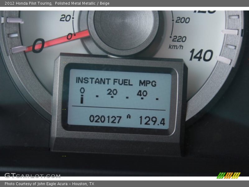 Polished Metal Metallic / Beige 2012 Honda Pilot Touring