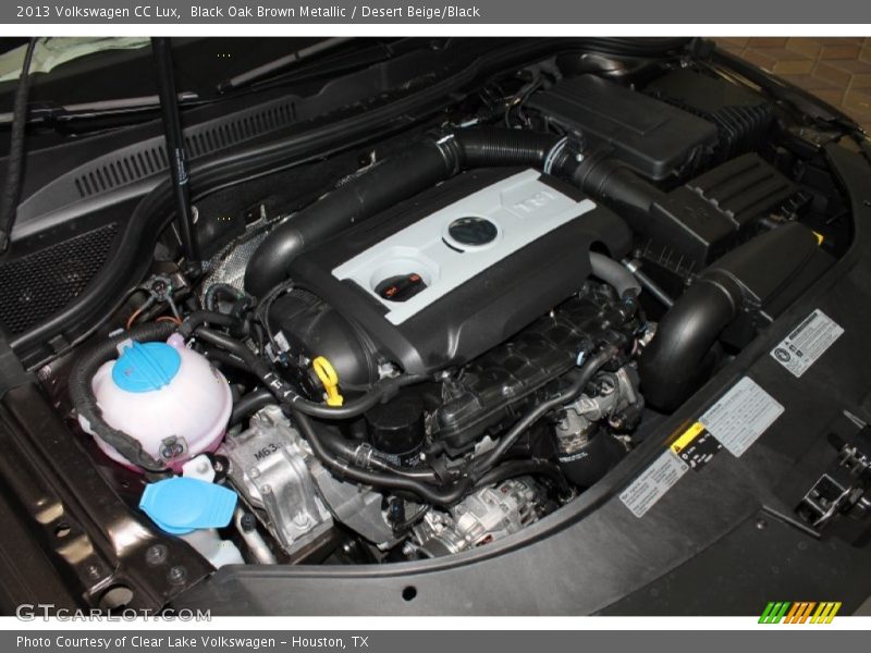 Black Oak Brown Metallic / Desert Beige/Black 2013 Volkswagen CC Lux