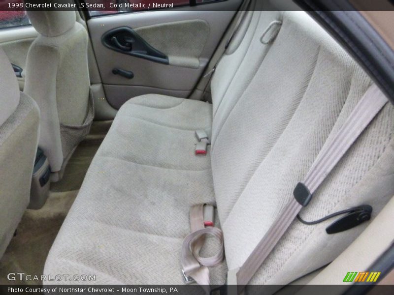 Rear Seat of 1998 Cavalier LS Sedan