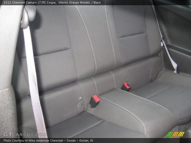 Inferno Orange Metallic / Black 2012 Chevrolet Camaro LT/RS Coupe