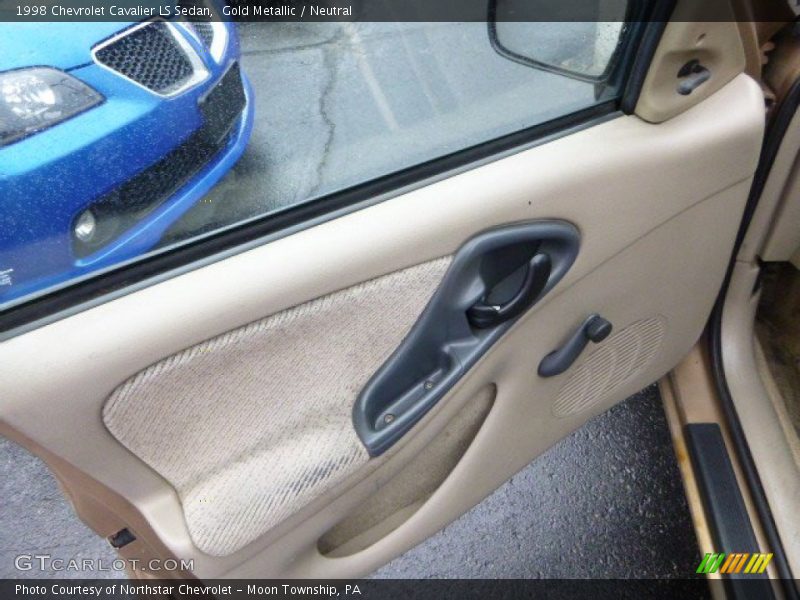 Gold Metallic / Neutral 1998 Chevrolet Cavalier LS Sedan