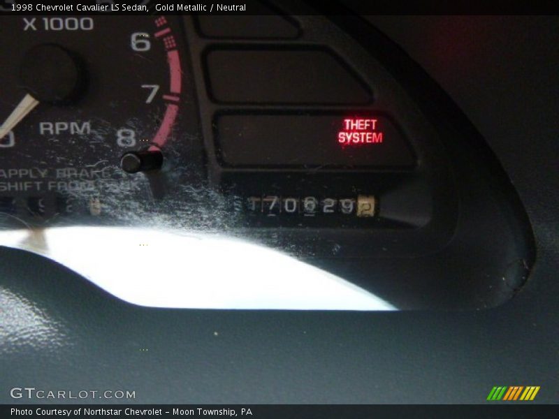 Gold Metallic / Neutral 1998 Chevrolet Cavalier LS Sedan