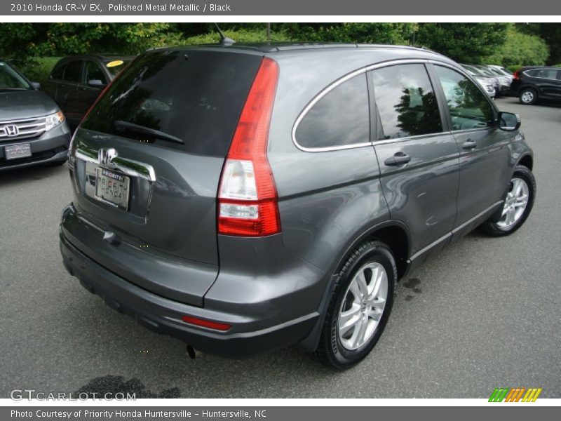 Polished Metal Metallic / Black 2010 Honda CR-V EX