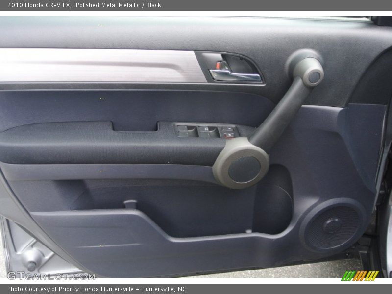 Polished Metal Metallic / Black 2010 Honda CR-V EX