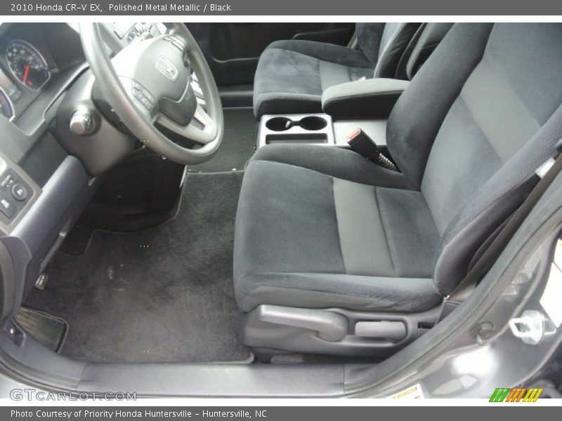 Polished Metal Metallic / Black 2010 Honda CR-V EX