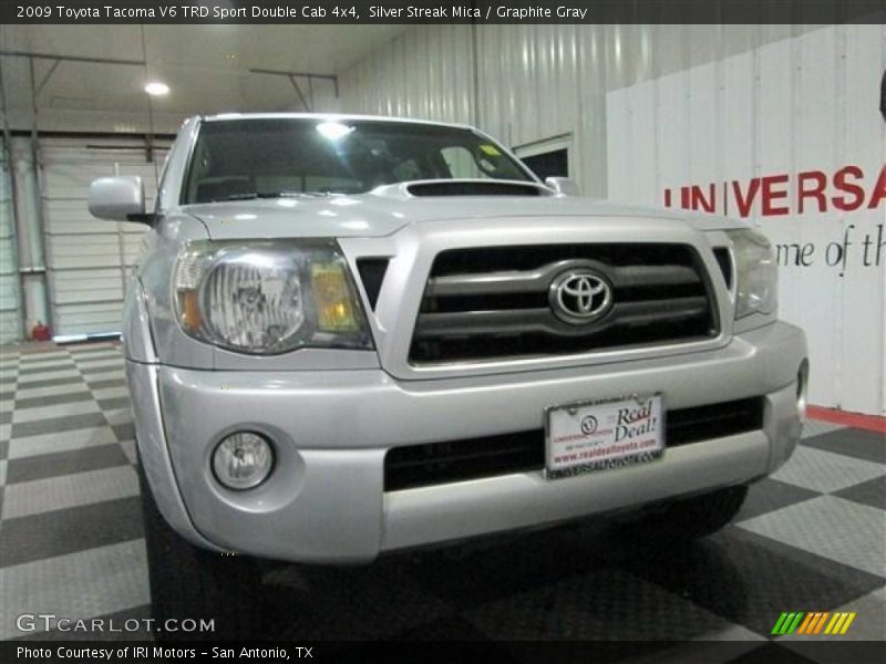 Silver Streak Mica / Graphite Gray 2009 Toyota Tacoma V6 TRD Sport Double Cab 4x4