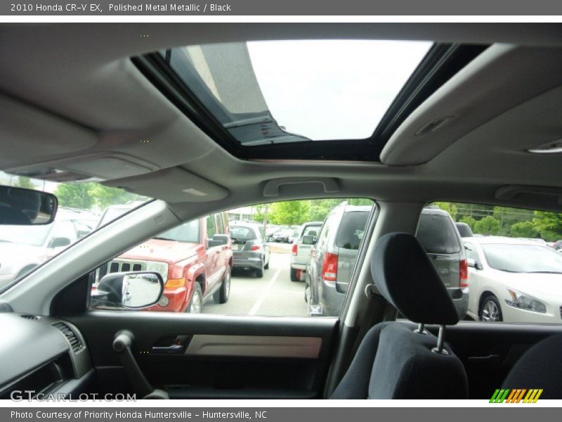 Polished Metal Metallic / Black 2010 Honda CR-V EX