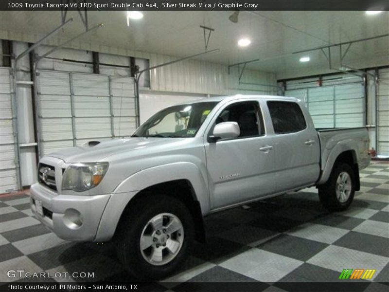 Silver Streak Mica / Graphite Gray 2009 Toyota Tacoma V6 TRD Sport Double Cab 4x4
