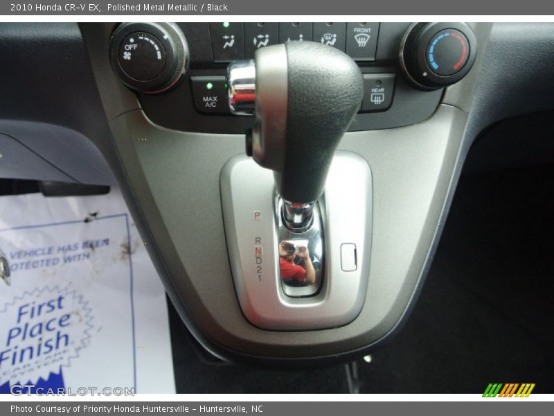 Polished Metal Metallic / Black 2010 Honda CR-V EX