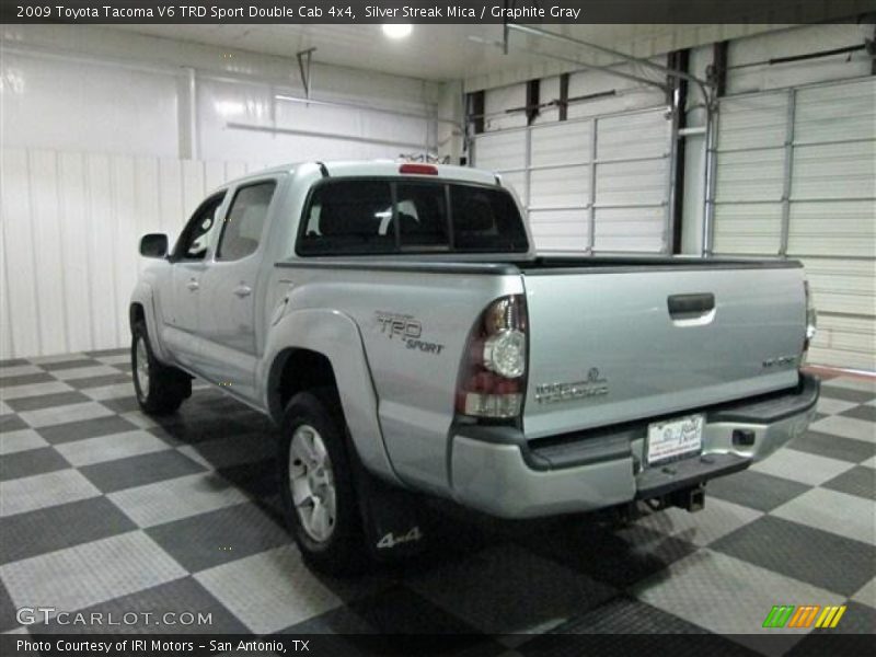 Silver Streak Mica / Graphite Gray 2009 Toyota Tacoma V6 TRD Sport Double Cab 4x4