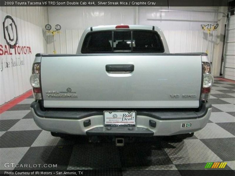 Silver Streak Mica / Graphite Gray 2009 Toyota Tacoma V6 TRD Sport Double Cab 4x4