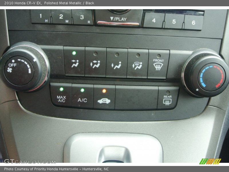 Polished Metal Metallic / Black 2010 Honda CR-V EX