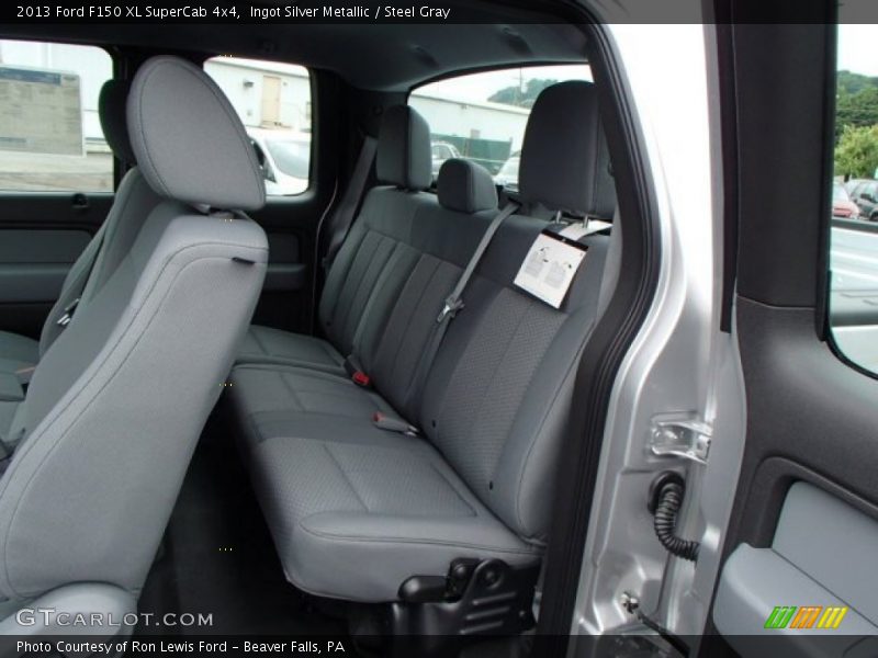 Ingot Silver Metallic / Steel Gray 2013 Ford F150 XL SuperCab 4x4