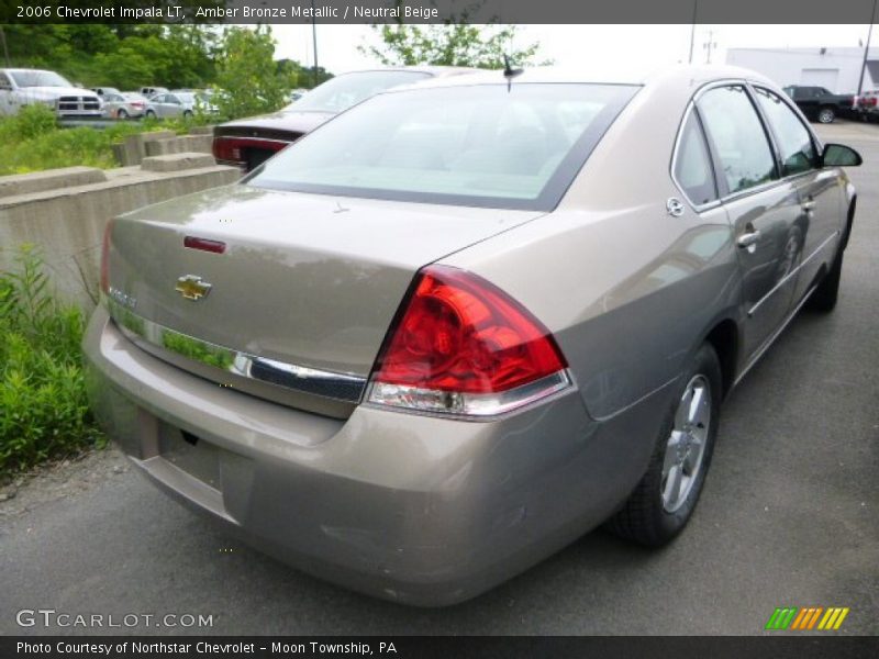 Amber Bronze Metallic / Neutral Beige 2006 Chevrolet Impala LT