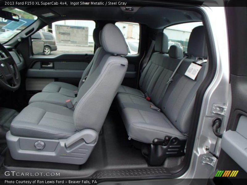 Ingot Silver Metallic / Steel Gray 2013 Ford F150 XL SuperCab 4x4