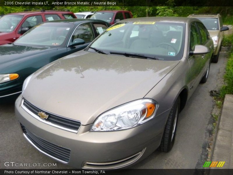 Amber Bronze Metallic / Neutral Beige 2006 Chevrolet Impala LT