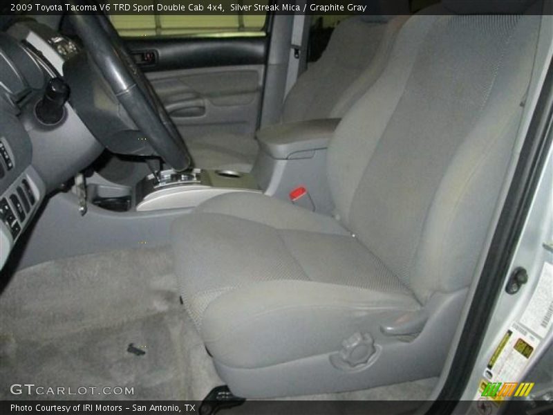 Silver Streak Mica / Graphite Gray 2009 Toyota Tacoma V6 TRD Sport Double Cab 4x4