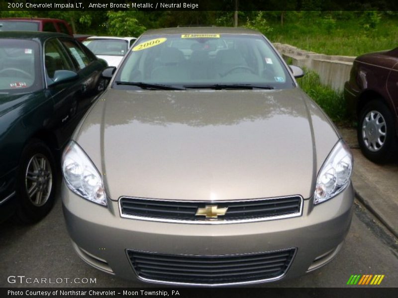 Amber Bronze Metallic / Neutral Beige 2006 Chevrolet Impala LT