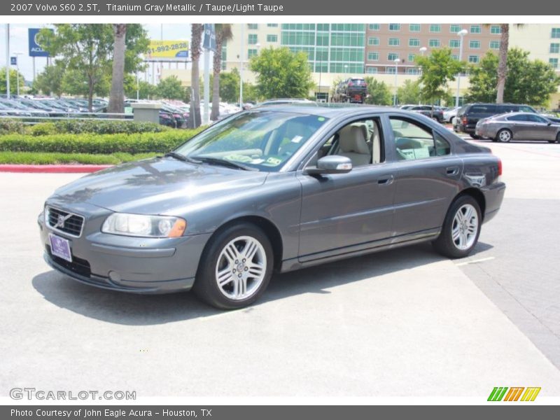 Titanium Gray Metallic / Taupe/Light Taupe 2007 Volvo S60 2.5T