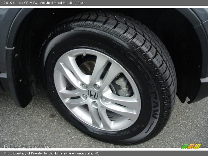 Polished Metal Metallic / Black 2010 Honda CR-V EX