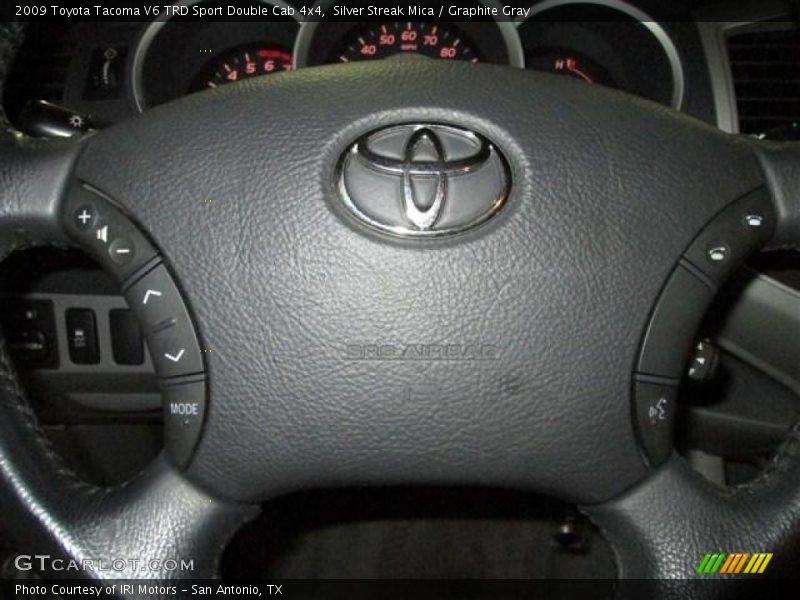 Silver Streak Mica / Graphite Gray 2009 Toyota Tacoma V6 TRD Sport Double Cab 4x4
