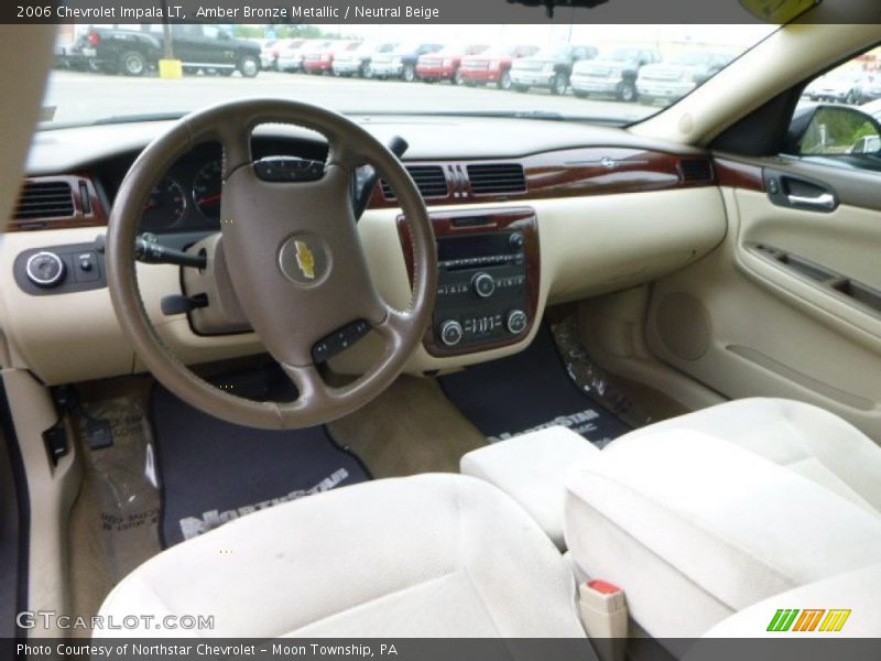 Amber Bronze Metallic / Neutral Beige 2006 Chevrolet Impala LT