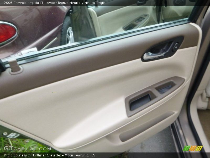 Amber Bronze Metallic / Neutral Beige 2006 Chevrolet Impala LT