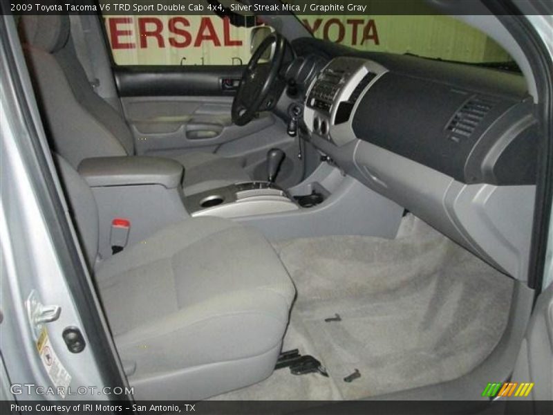 Silver Streak Mica / Graphite Gray 2009 Toyota Tacoma V6 TRD Sport Double Cab 4x4
