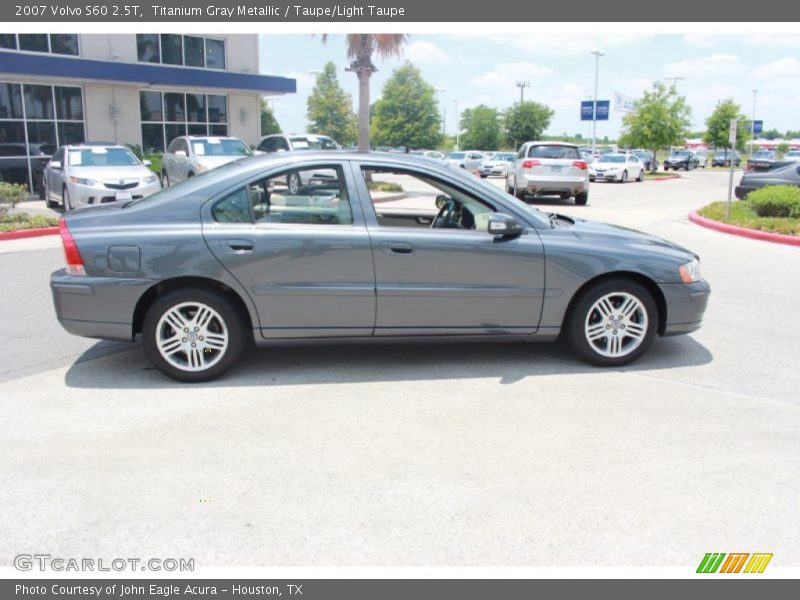 Titanium Gray Metallic / Taupe/Light Taupe 2007 Volvo S60 2.5T