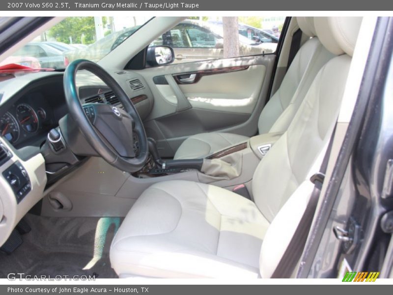 Titanium Gray Metallic / Taupe/Light Taupe 2007 Volvo S60 2.5T