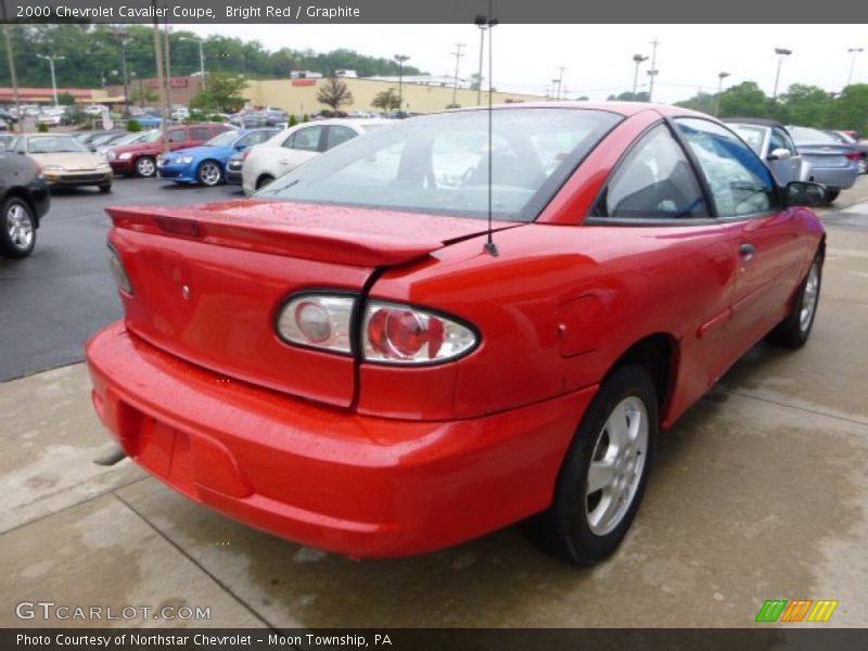 Bright Red / Graphite 2000 Chevrolet Cavalier Coupe