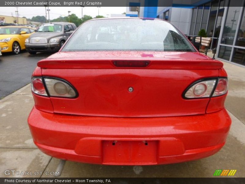 Bright Red / Graphite 2000 Chevrolet Cavalier Coupe