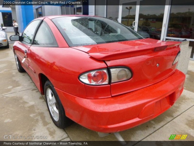 Bright Red / Graphite 2000 Chevrolet Cavalier Coupe