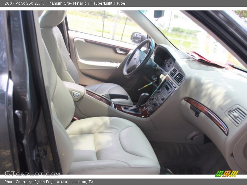 Titanium Gray Metallic / Taupe/Light Taupe 2007 Volvo S60 2.5T