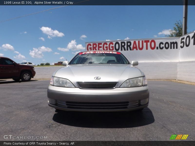 Alpine Silver Metallic / Gray 1998 Lexus ES 300