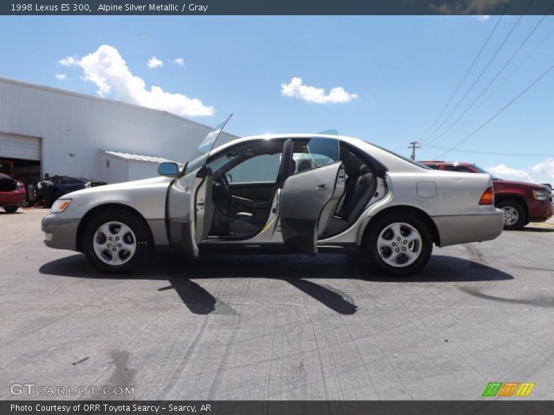 Alpine Silver Metallic / Gray 1998 Lexus ES 300