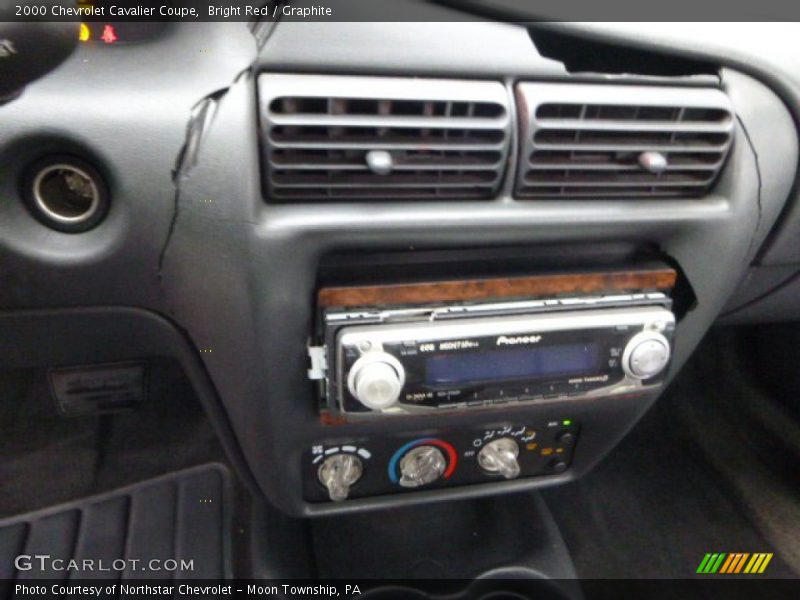 Bright Red / Graphite 2000 Chevrolet Cavalier Coupe