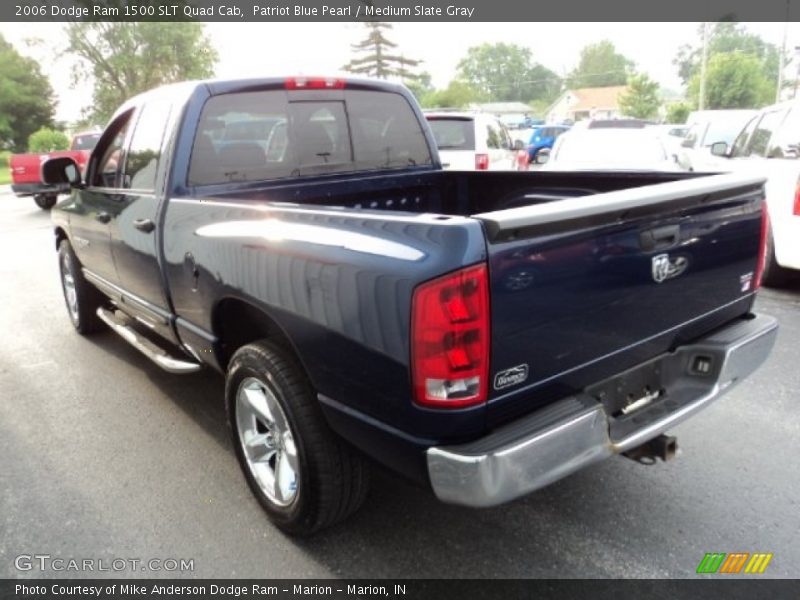 Patriot Blue Pearl / Medium Slate Gray 2006 Dodge Ram 1500 SLT Quad Cab